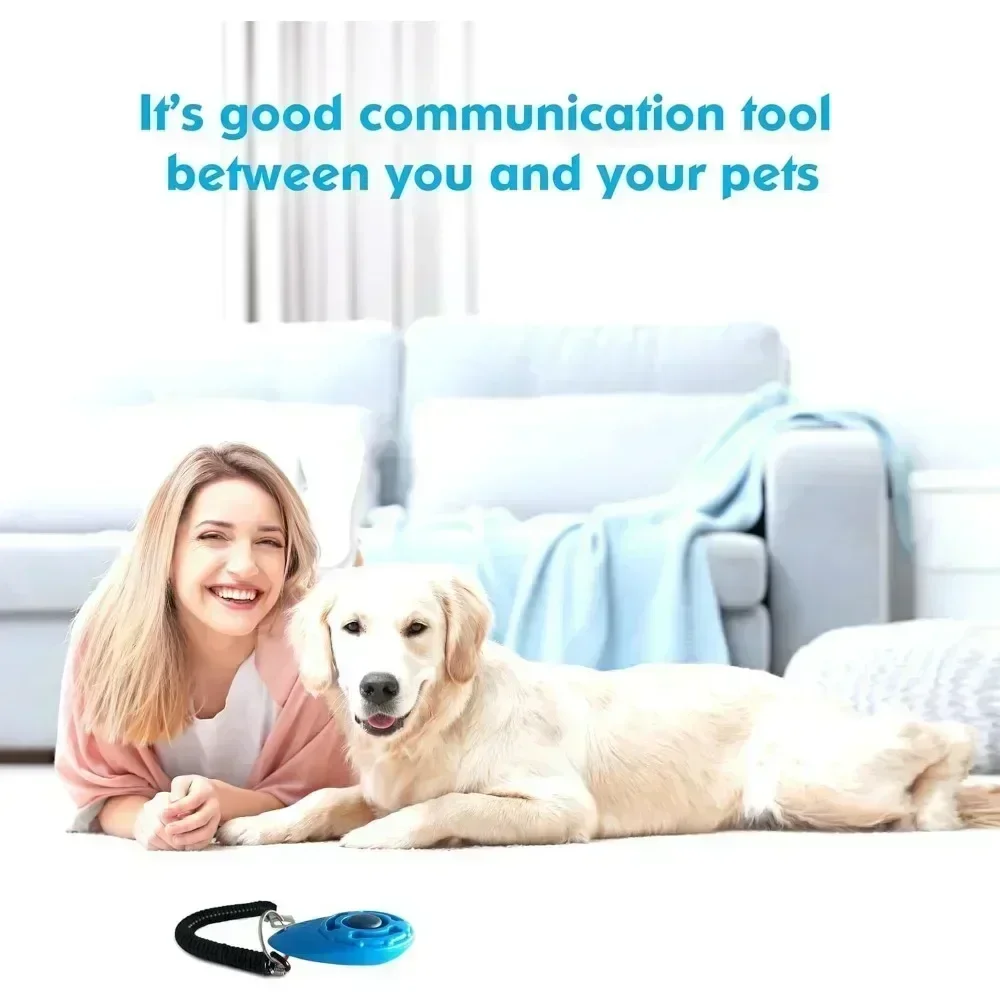 Dog Training Clicker Easy To Use for Cats Puppy Birds Horses Pet Product with Adjustable Wrist Strap Durable Lightweight - view 5