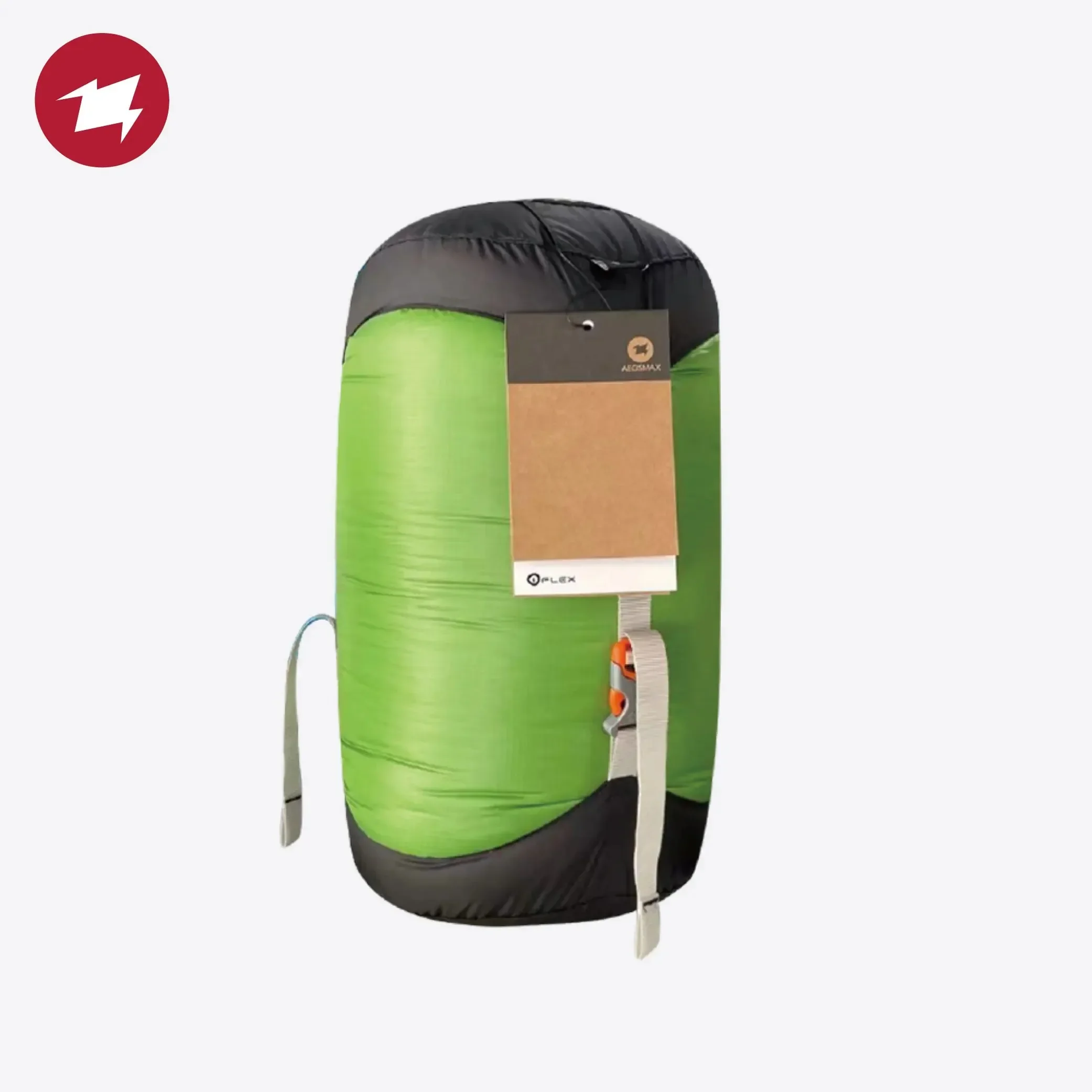 AEGISMAX Compression Sack for Sleeping Bag  Waterproof Stuff Sack Camping  Lightweight Hiking Storage Bag Green 6L 10L 20L 30L