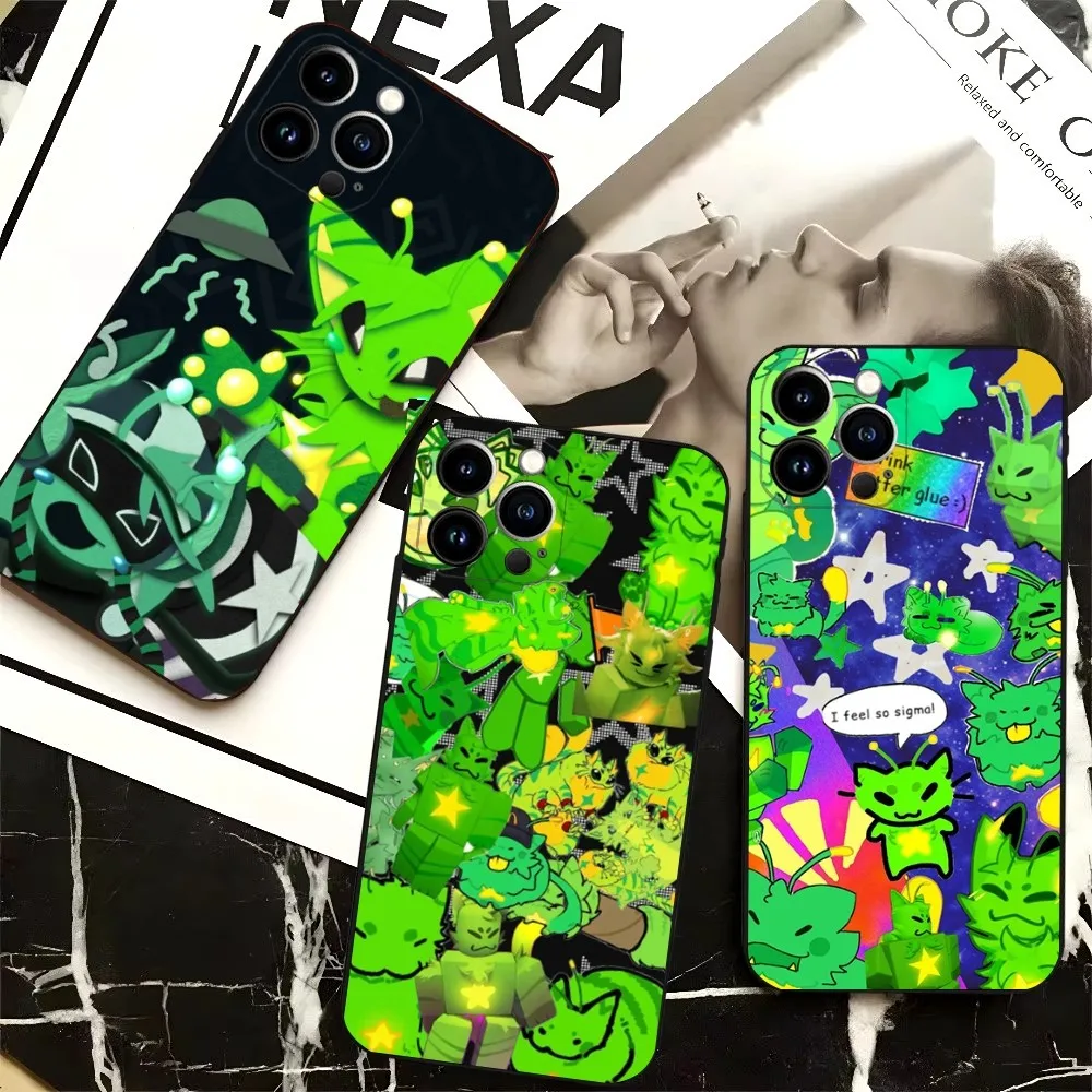 

Cute G-GnarpyS Cat Phone Case For iPhone 16,15,14,13,12,Pro,Max,11,7,8,Plus,XR,XS Max Shockproof Silicone Soft Shell