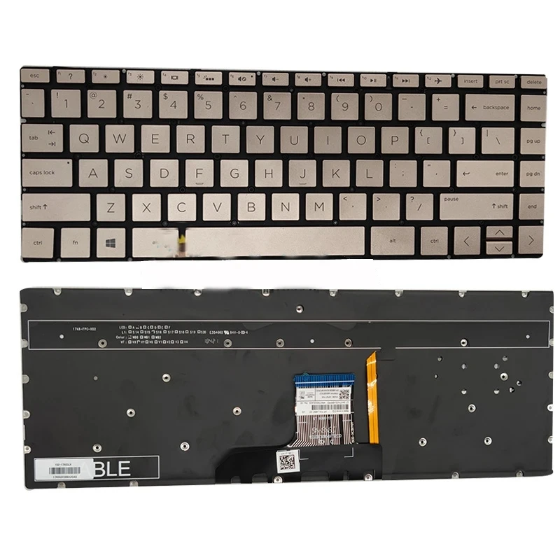 US Backlit New Laptop Keyboard for HP Spectre x360 13-AD TPN-W133 13-AP 13-AN 13-AQ TPN-W144 13-AG 13-AH 13-BF