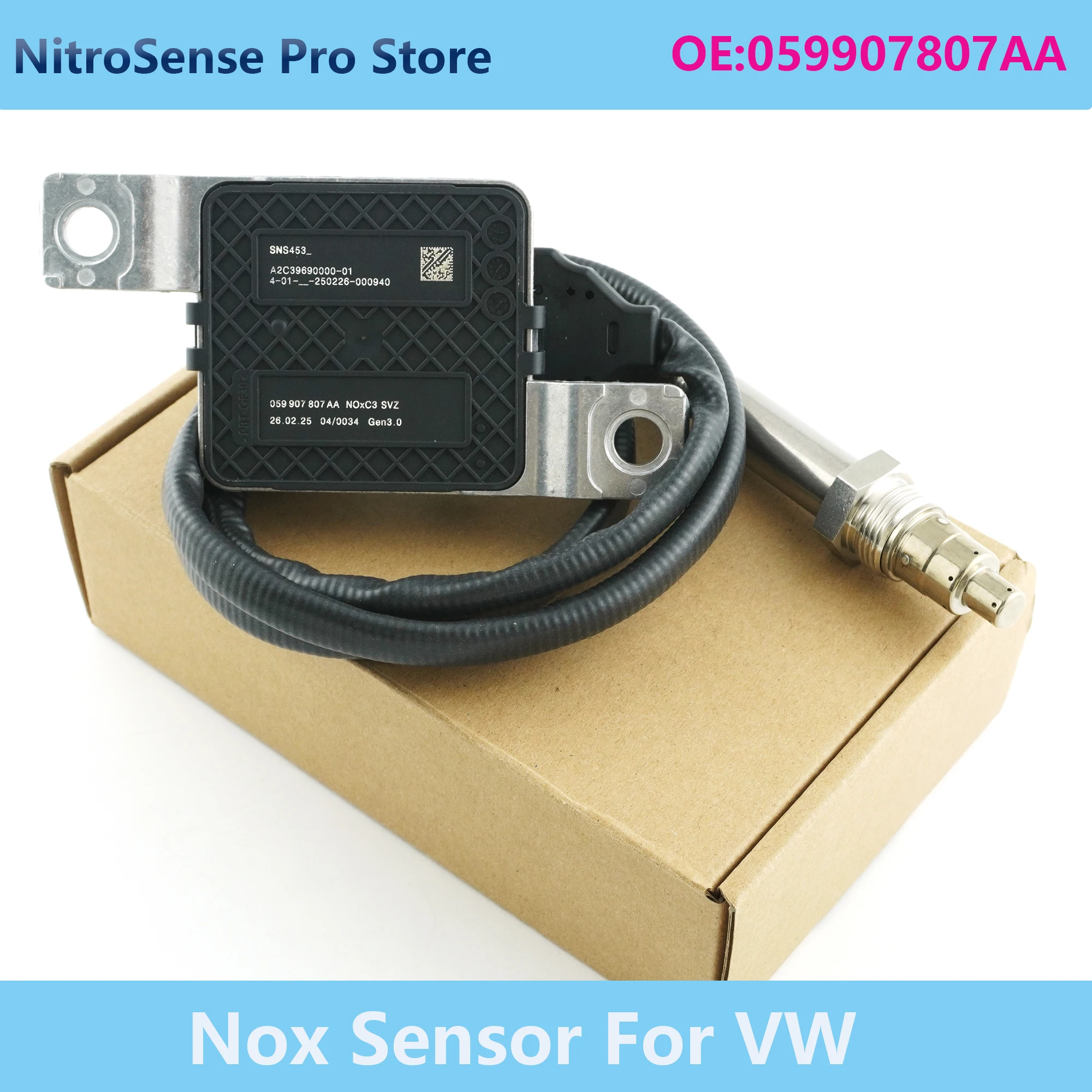 

Strict Nitrogen Oxygen Sensor NOX Sensor 059907807AA For VW Touareg Porsche Cayenne Q7 A6