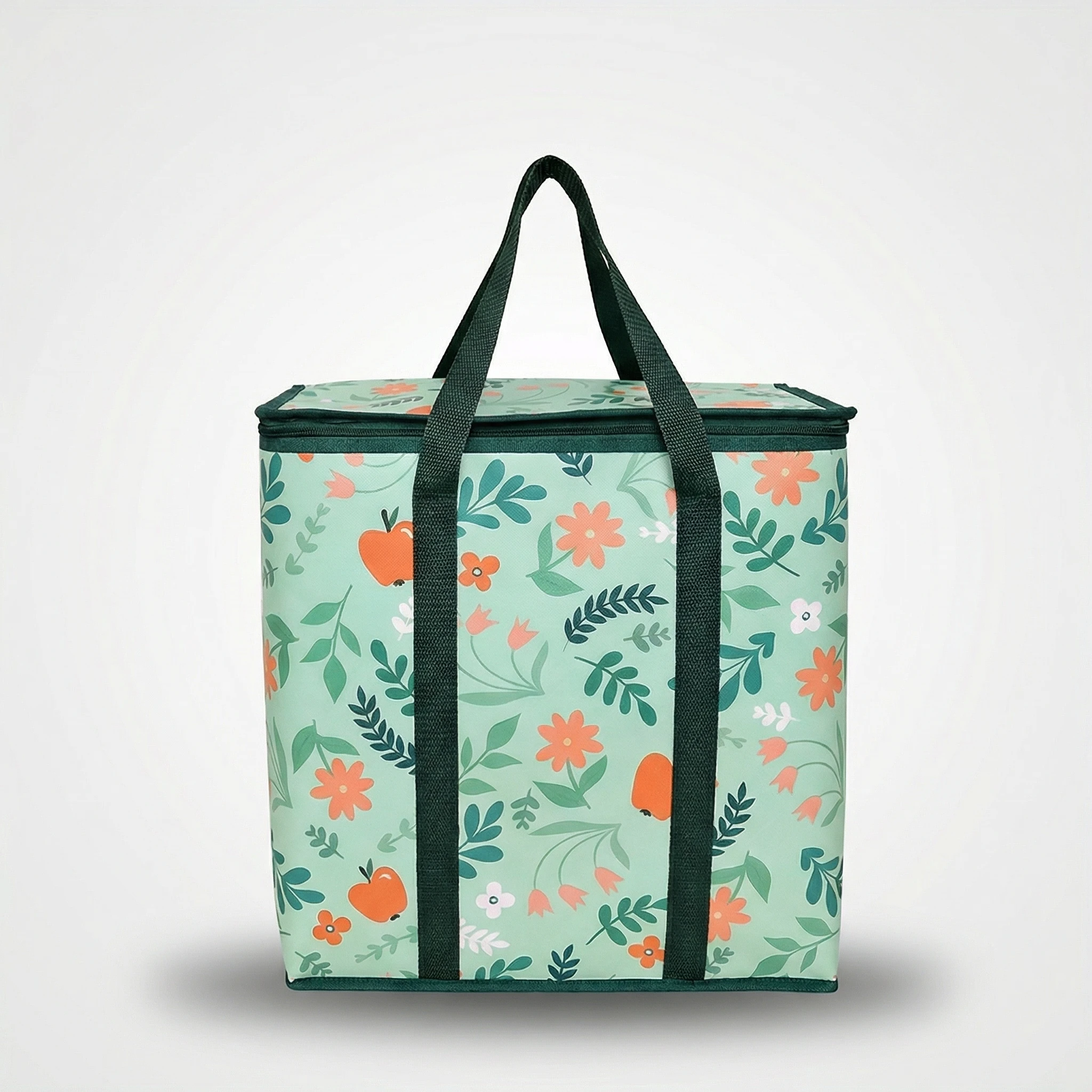 Color Printed Large Capacity Insulation Bag - Outdoor Picnic Camping Food, Fresh Frozen Products, Insulation and Refrigeration