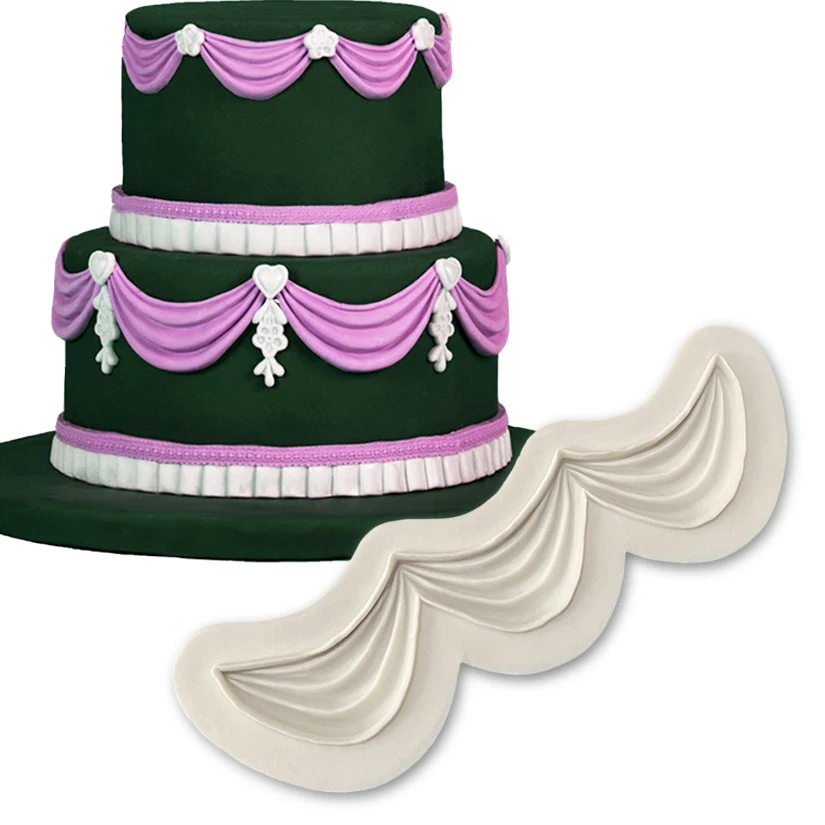Decorative Pattern Silicone Sugarcraft Mold Resin Tools Cupcake Fondant Cake Decorating Tools