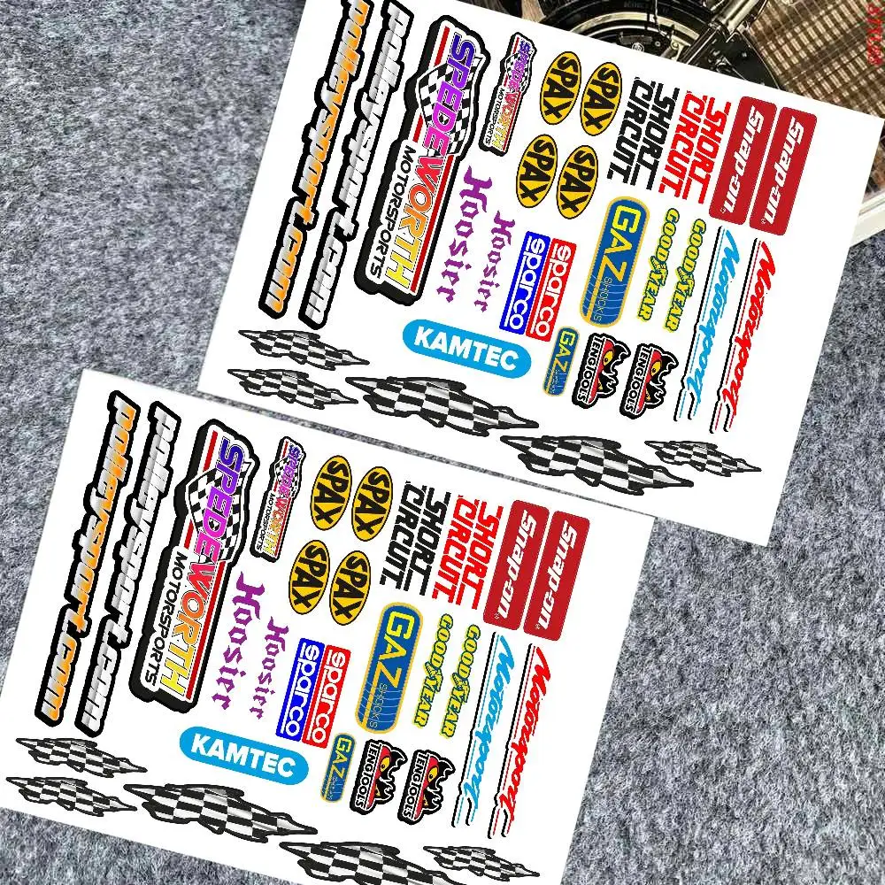 

Racing Graphics Racing Logo Stickers For Kids Graffiti Skateboard Laptop Water Bottle Motorcycle Kawaii Sticker Toy Decals