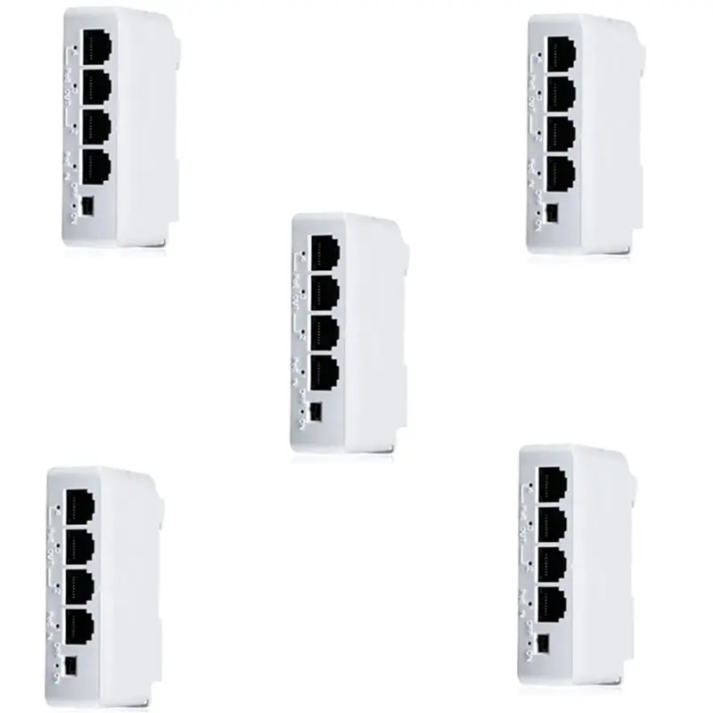 exquisite-5pcs-4-ports-1-to-3-port-poe-extender-passive-cascadable-ieee8023af-100mbs-for-ip-transmission-repeater-switch-nvr-ip