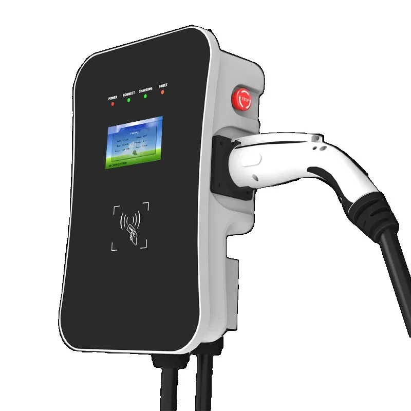 WEEYU 11kw EV Charger with OCPP and Wifi Wall Mounted EV Charger Electric Vehicle Charging Station Type 2