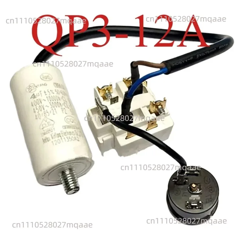 Refrigerator Parts QP3-12A Compressor Overload Starter Protector PTC and 4uf Capacitor For Haier Replacement Fridge