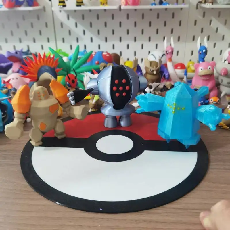 

Anime Registeel Regirock Regice Action Figure Proportion World 1:20 Diy 3D Printing Cartoon Character Desktop Statue kid Gift