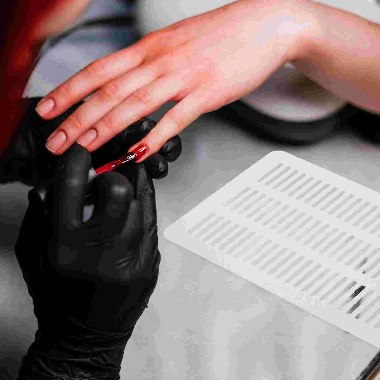 Copertura per ventola da tavolo per manicure Forniture per vaccini Sostituzione delle unghie Accessorio in metallo per smalto Collettore di polveri in ferro Shopping