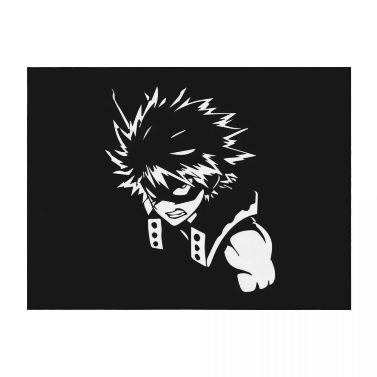 

Katsuki Bakugo - Kacchan Anime Fan Art Throw Blanket valentine gift ideas decorative Plaid on the sofa Sofa Throw Blankets