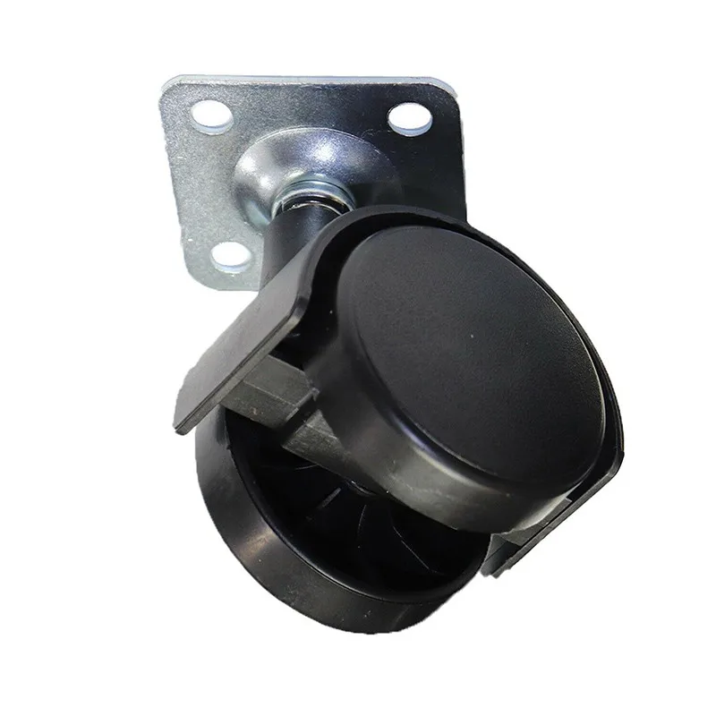 40mm 1 5 Inch Swivel Castor Wheels on Steel Plate for Furniture and Equipment Replacement Large Load Capacity 4pcs
