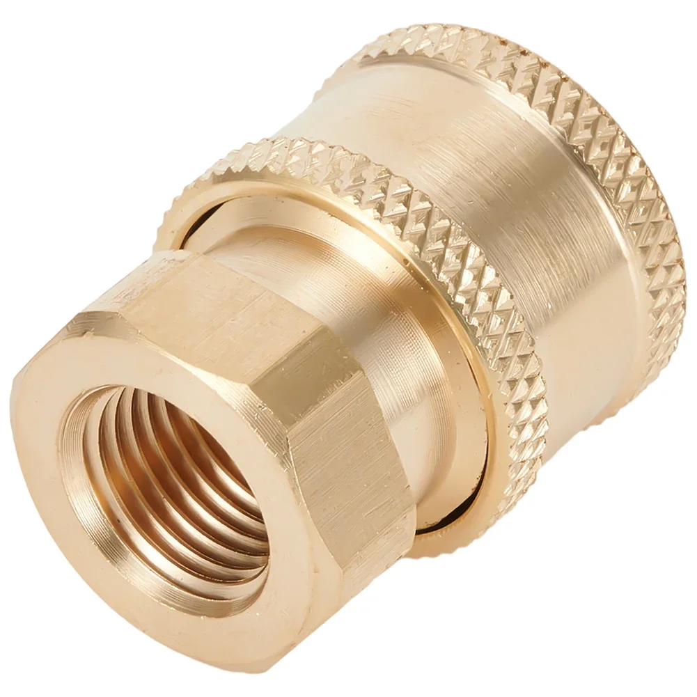 1pc Pressure Washer Coupling Copper Quick Release Adapter 1/4 Quick Connector Male Fitting Garden Joints Accessories