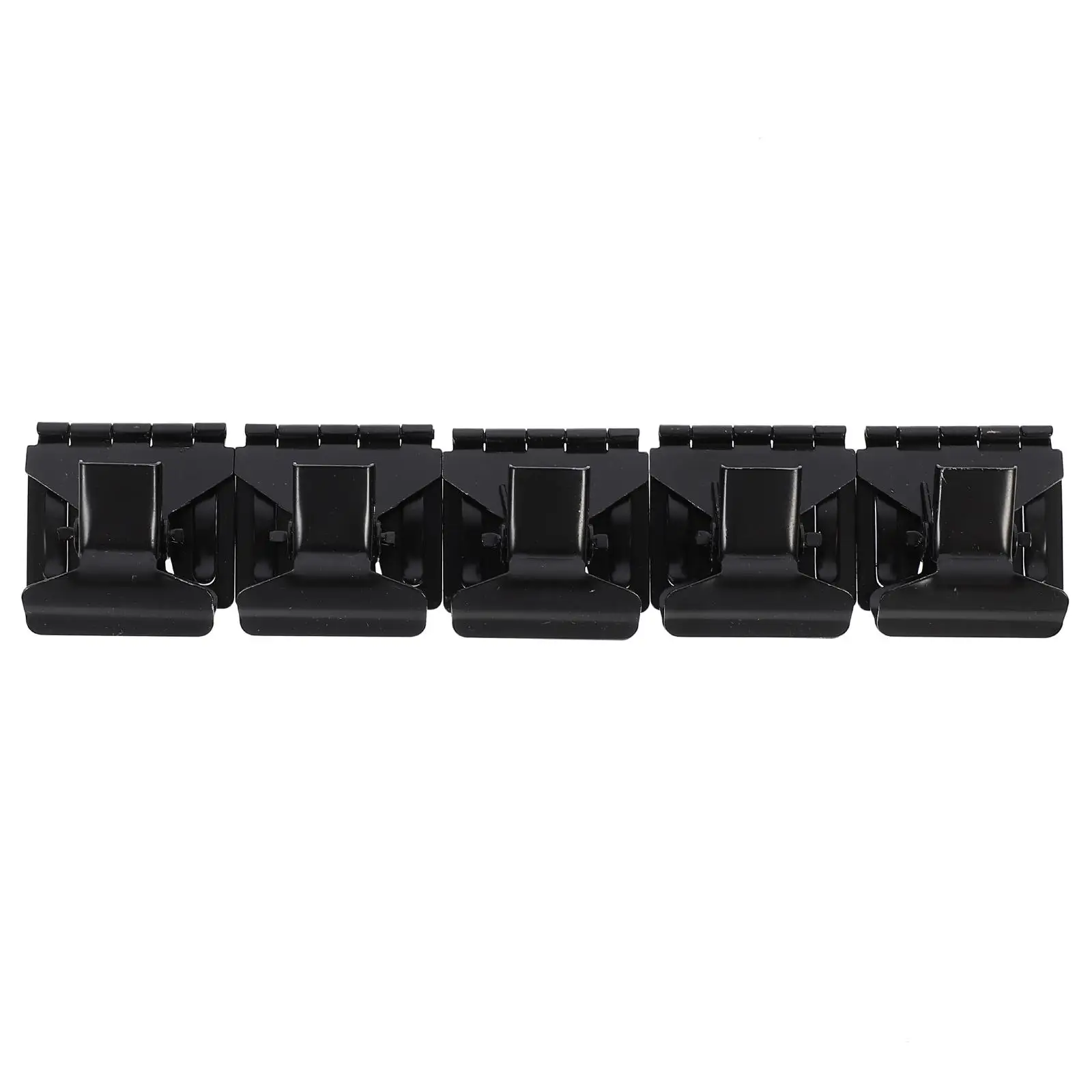 

5pcs Metal Clamps Lightweight Price Tag Clamp Sign Label Rack Holder Label Rack Menu Display Black Alloy