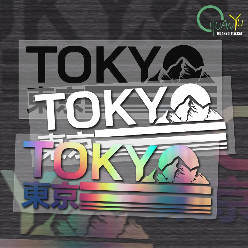 TOKYO DIE KAPITALE STADT JAPAN Vinyl Aufkleber Auto Aufkleber Mode Cartoon Kreativ
