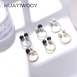 Fashion Pearl Ring Silver 925 Jewelry Open Finger Rings for Women Wedding Party Engagement Promise Gifts Accessories Wholesale