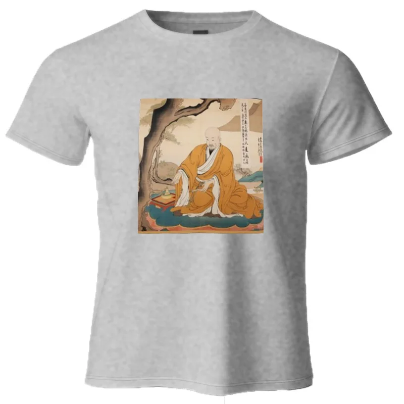 Dogen Zenji camiseta de dibujo, ropa estética lisa, tops, blusa, ropa para hombre