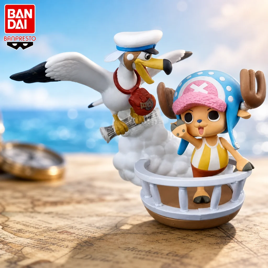 В наличии: Оригинальная фигурка BANDAI BANPRESTO ONE PIECE Чоппер для настольного театра, модель-кукла, абсолютно новая, в коробке, коллекционная игрушка.