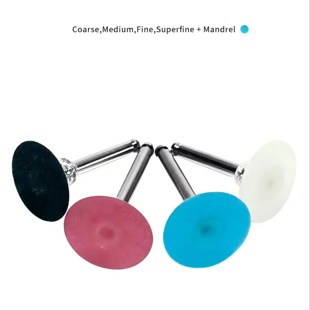 

40pcs Dental Finishing & Polishing Discs Kit P12 1.0 Superfine/Fine/Medium/Coarse &2 Mandrel for Composite Restorations