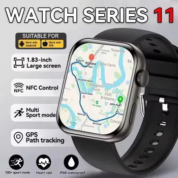 New 2026 Original For Apple Watch X 10 Smart Watch Men Body Temperature Bluetooth Call NFC GPS Sports Women SmartWatch for Apple 1
