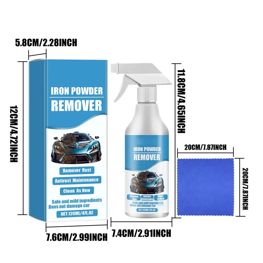 Car Exterior Rust Dust Cleaning Agent Removes Iron Powder On Wheels And Paint Creates Smooth Finish And Long Lasting Protection view 6