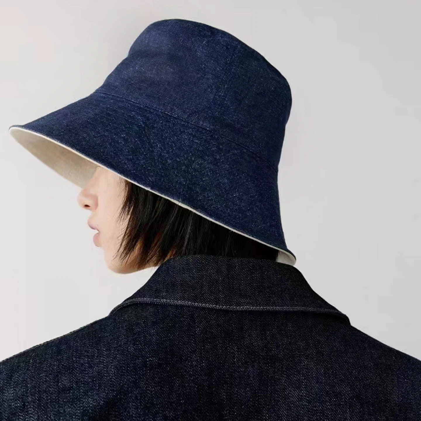 silk-farmer's-hat-double-sided-wearable-sunscreen-cap-four-seasons-silk-twill-smell-heavyweight-denim-cap-f359