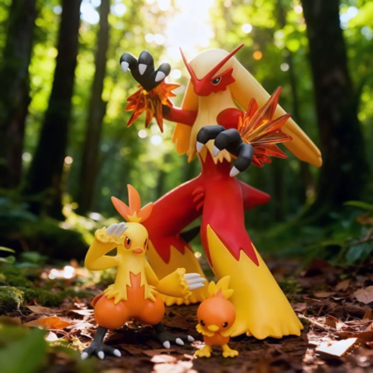 figura-modelo-ace-flame-chicken-evolution-group-limitada-pokemon-anime-gk