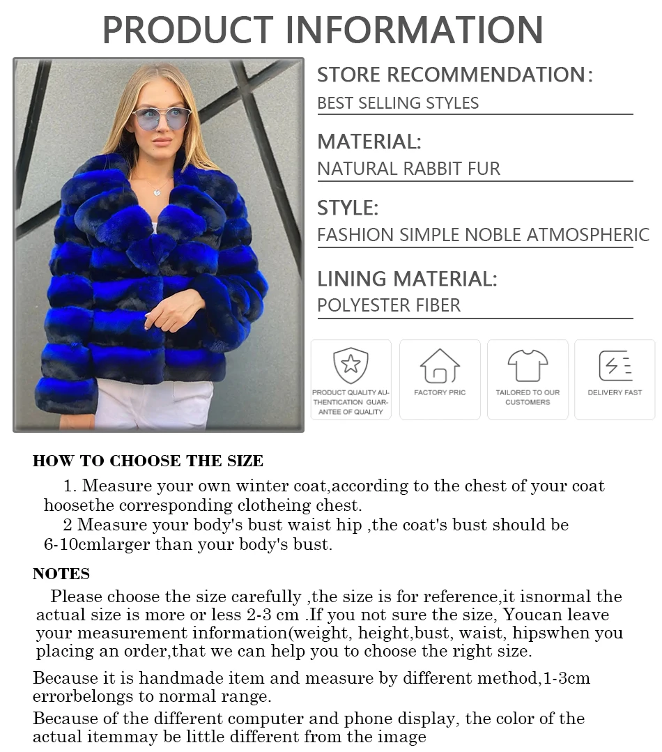 Rabbit Jacket For Women Winter Jacket Chinchilla Rex Rabbit Fur Coat Short Natural Rabbit Fur Coat With Shawl Collar Luxury Warm