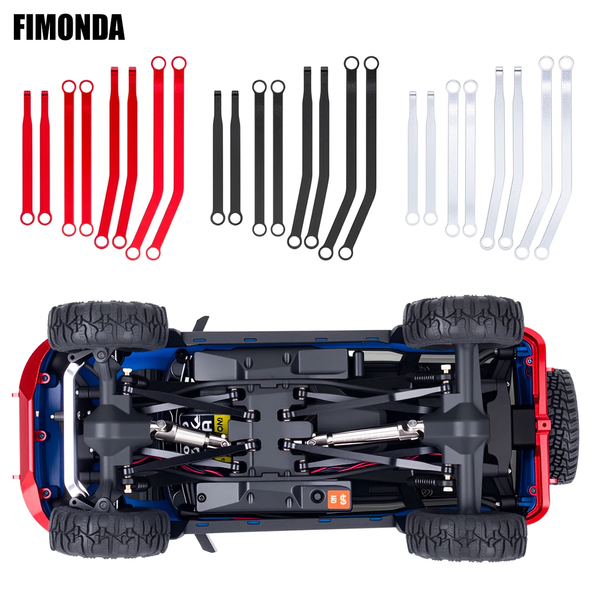 

Комплект из 8 алюминиевых шарниров с высоким зазором, универсальный модернизированный набор для 1/30 Axial SCX30 (подходит для Bronco, K10, Wrangler)