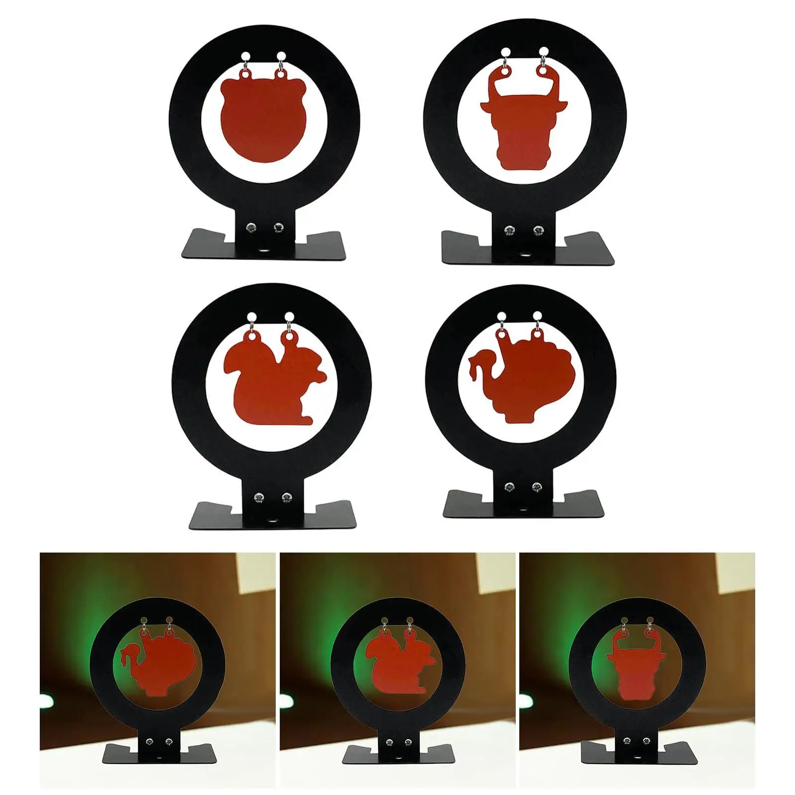 

Metal Flap Target Decorative Outdoor Activities Portable Carbon Steel Target