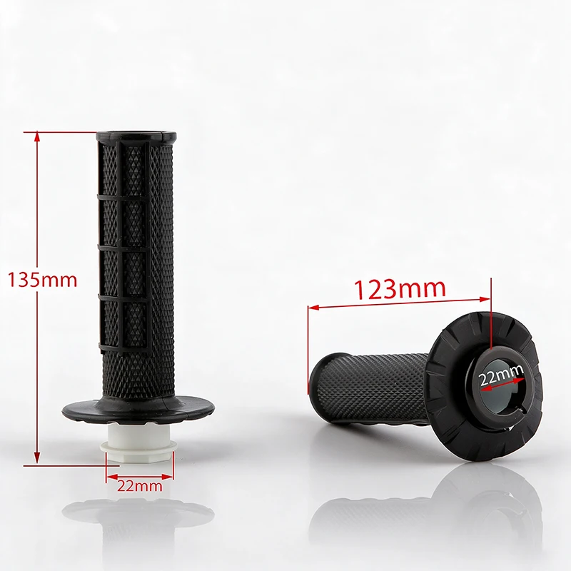 Lock On Non-Slip Dirt Bike Handlebar Grips For KTM Honda Yamaha Kawasaki Universal Off-Road Motorcycle Rubber Accessories