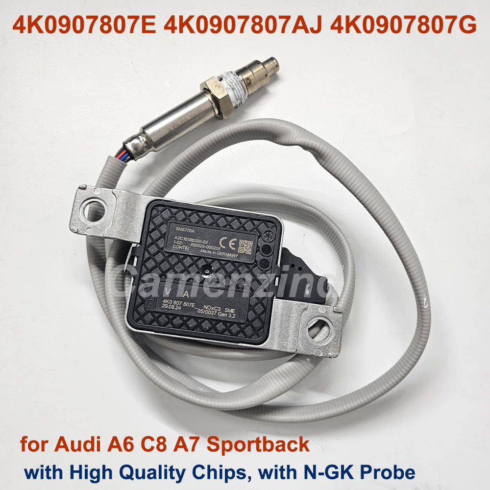 Wysokiej jakości czujnik NOx (tlenków azotu) 4K0907807E 4K0907807AJ 4K0907807G, nowy, do Audi A6 C8 A7 Sportback