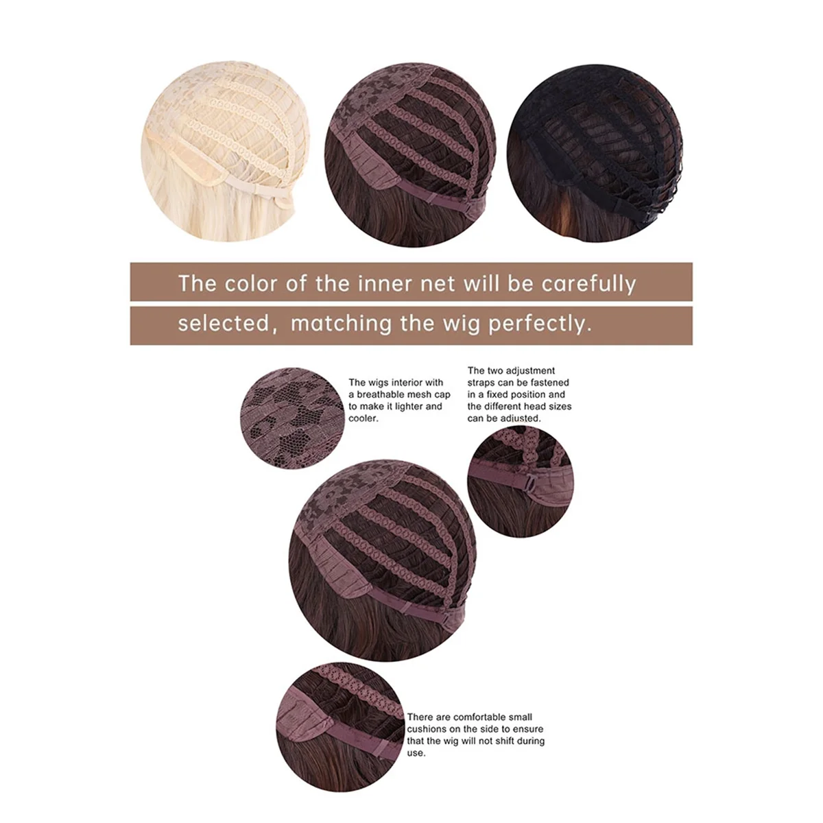 ABGN – perruque arc-en-ciel colorée, perruque de Cosplay européenne et américaine dans la frange, Simulation du cuir chevelu, perruque de Festival fantôme