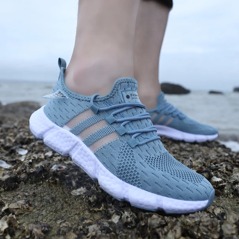 أحذية الجري المبردة بالهواء للجنسين، أحذية رياضية كاجوال عصرية قابلة للتنفس للرجال والنساء والأزواج بجودة أعلى