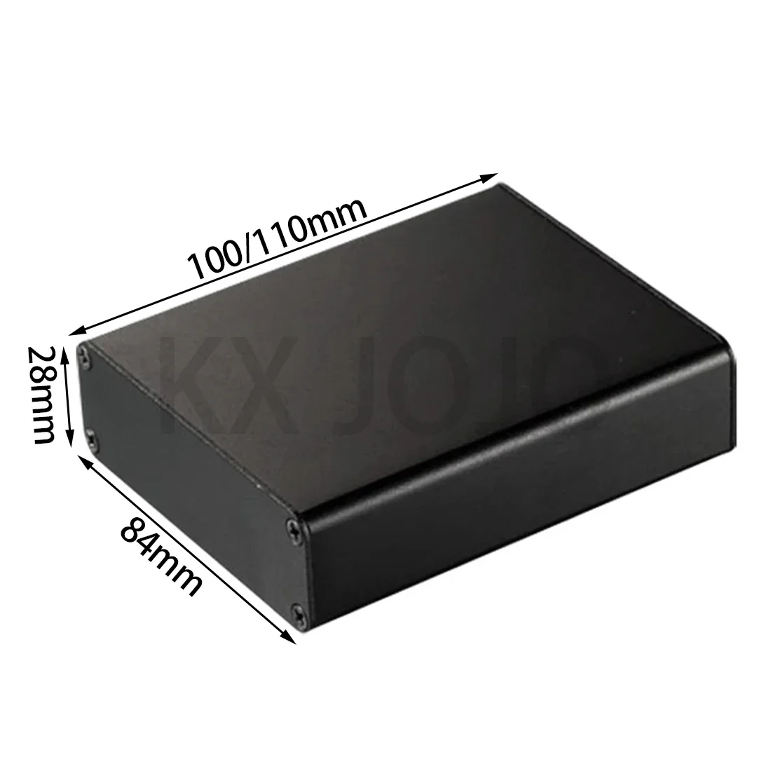 

Aluminum Enclosure 84*28*100/110mm Integrated Electronic Case Project PCB Instrument Silver/Black DIY Power Supply