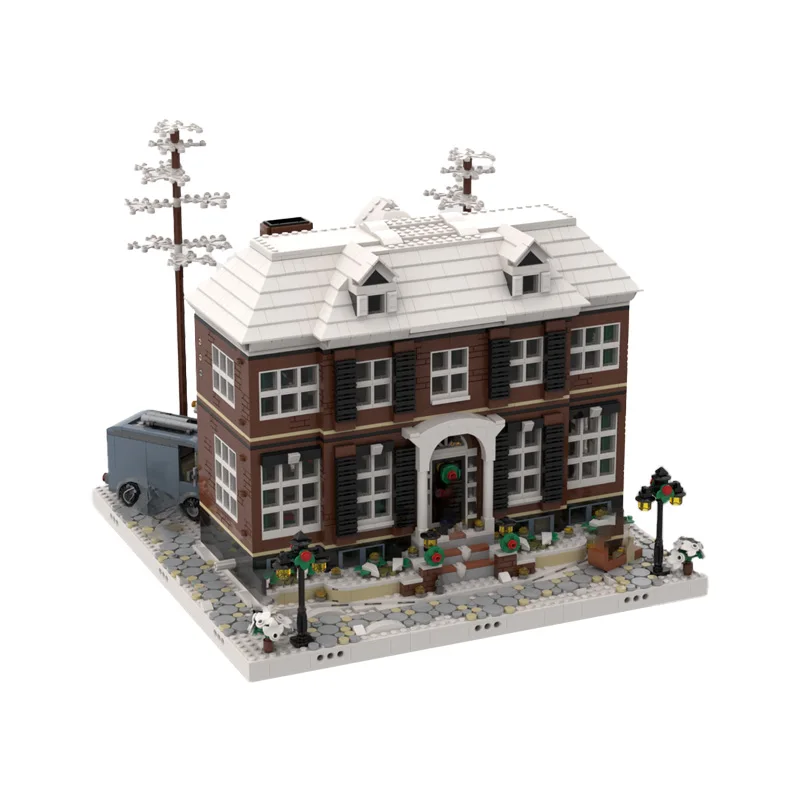667 PCS Medieval Display forset Excluding 21330 Home Alone, MOC Customize Modular Building Block Brick DIY Boy Holiday Toy Gifts - view 6