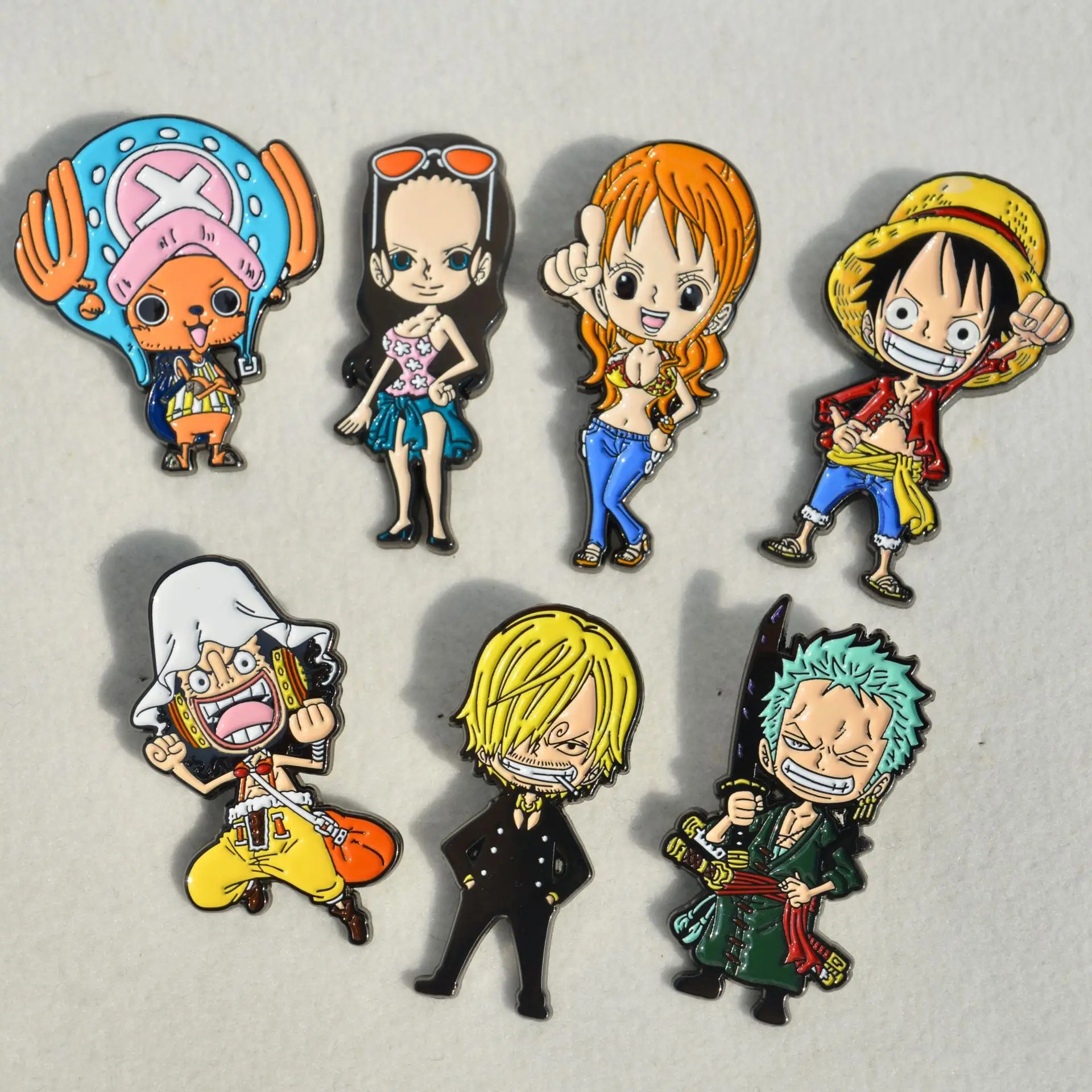 Classic Japanese Anime Luffy Soft Enamel Pin Men Women's Brooches on Clothes Lapel Pins for Backpack Manga Badges Decorations