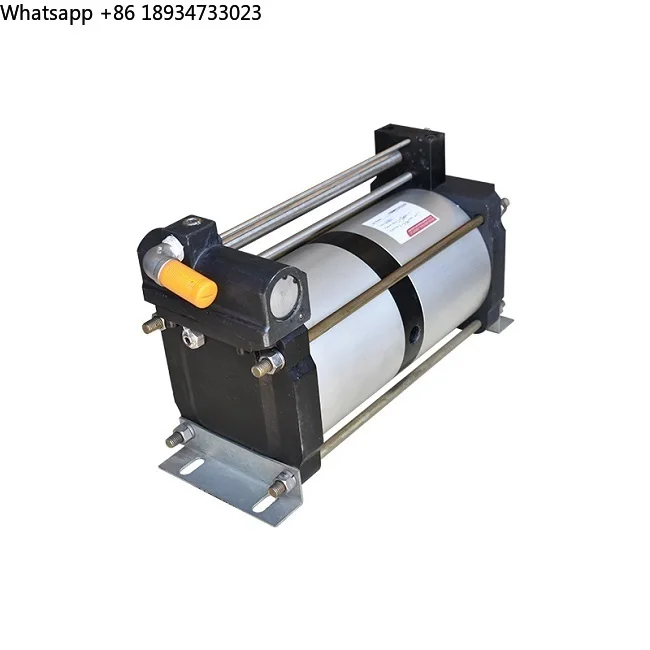 Hailaitaide GAB02 Portable Pneumatic Cylinder Aluminum Alloy Air Amplifier Compressed Pressure Booster Pump