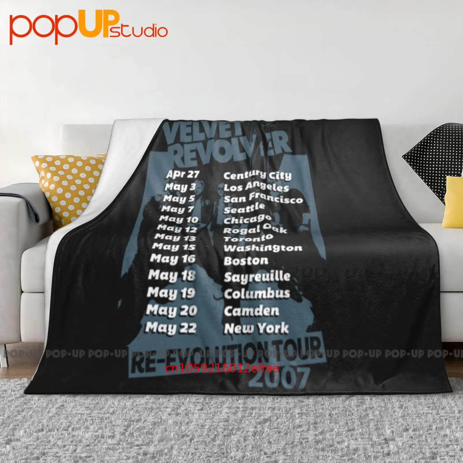 Velvet Revolver Re Evolution Tour 07 Ultra-Soft Blanket Quilt Winter Sofa Cover Bed Covers