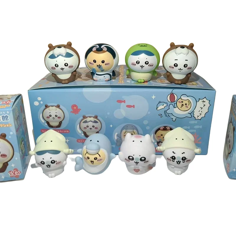 Yiji Kawaii Anime Cartoon Modell-Zubehör Niedlicher Selbstironischer Bär Aquarium Usagi Hachiko Puppe Kindergeschenk Spielzeug – Detail 1
