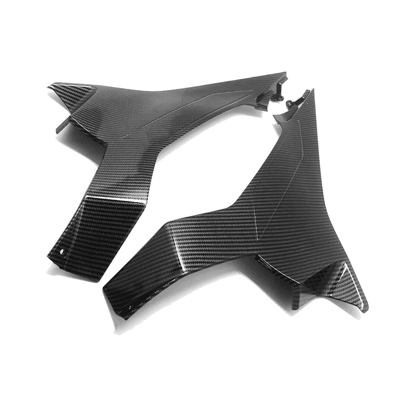 1Pair ABS Carbon Fiber Gas Tank Side Panel Fairing for Kawasaki Ninja EX400 2018-2020 Motorbike Fuel Tank Guard Cover