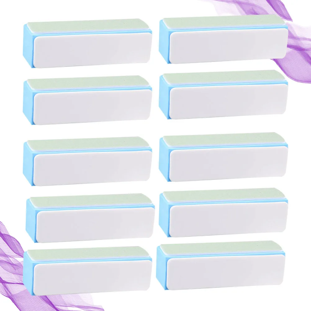 10 قطعة كتلة مبرد أظافر مربع للخشب المعادن تلميع الفني بودي طحن الرملي ملف أداة عدة مسمار الفن مجموعة تشذيب الأظافر #3