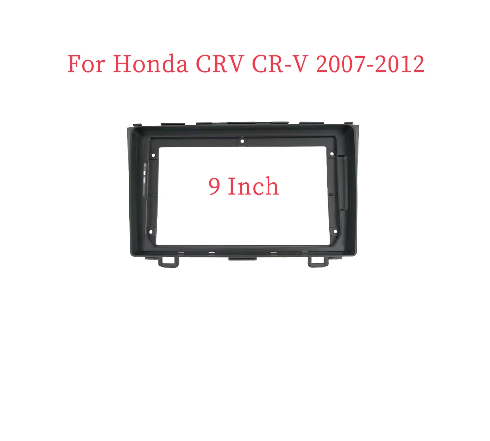 

9-дюймовая Автомобильная радиопанель Fascia ДЛЯ Honda CRV CR-V 2007-2012, комплект для приборной панели, устанавливаемый адаптер панели консоли Facia