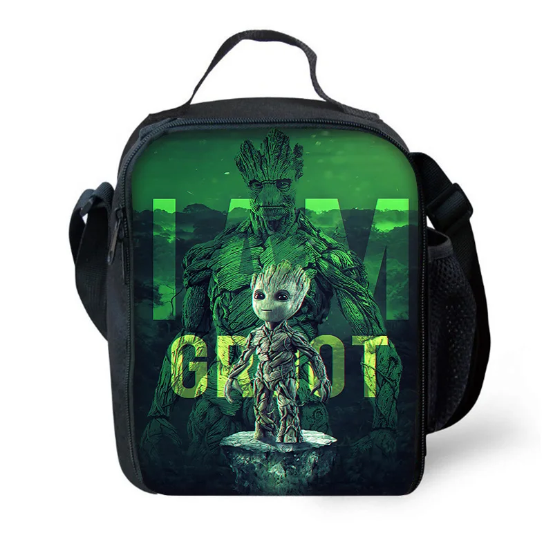 Marvel Schattige Groot Kind Geïsoleerde Grote Capaciteit Tas Voor Jongen En Meisje Student Outdoor Picknick Hervat Thermische Koeler Lunchbox