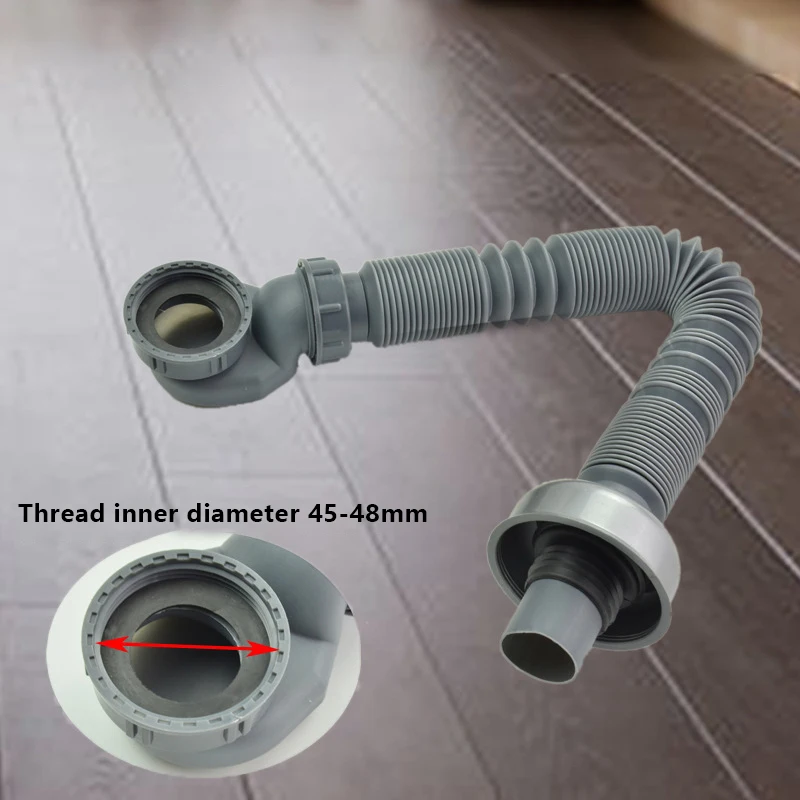 High Quality PP RV Tubs Drain Pipe Bathtub Water Seal Design Efficient Drainage Flat Tub Functionality Gray ABS