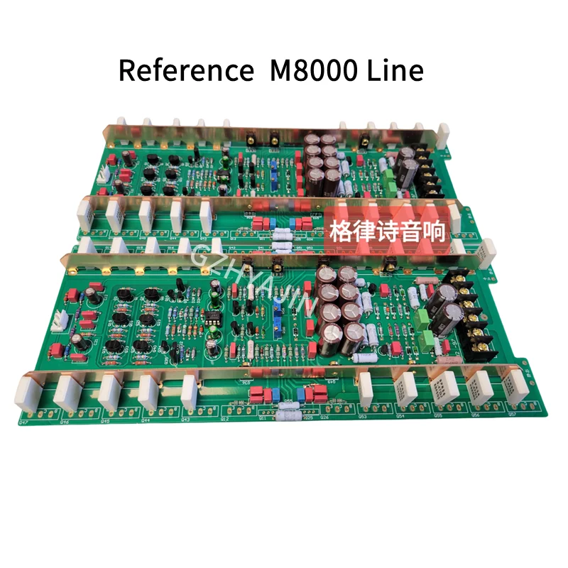 Reference Accuphase  M8000 Line DC Dual 102 Low Current, Dual 97 High Current Finished Board Size: 300 *126 MM