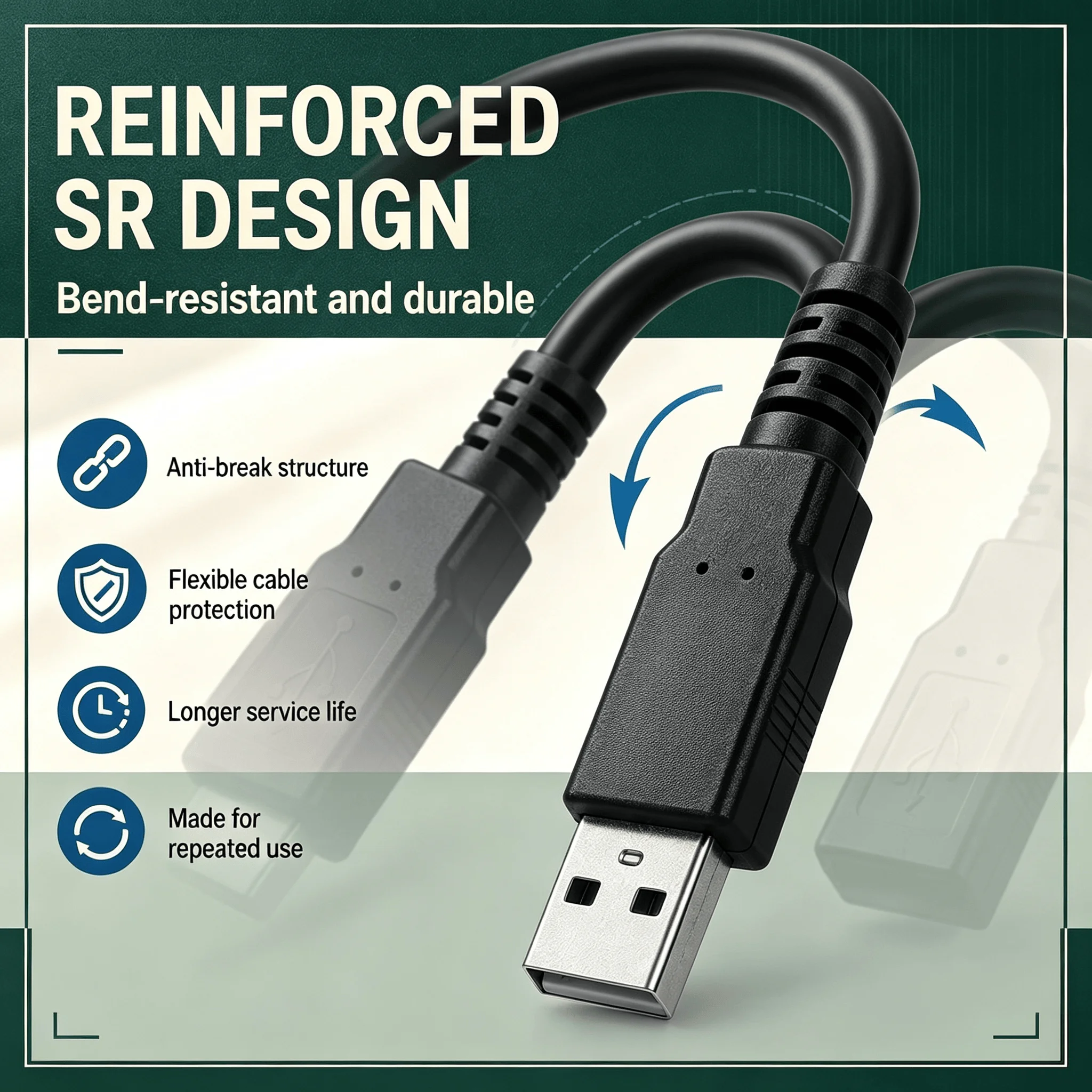 Industrial Communication Cable USB-FC2A-KC2 3M CH340 Chip High Performance USB Programming Line For IDEC MICRO-3 PLC Debugging