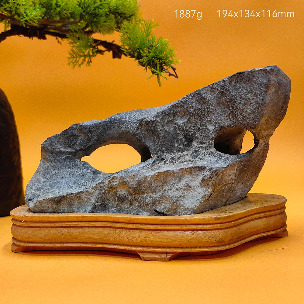

MTBUY 1PC Suiseki Stone Mountain Rock Sculpture Stone Asian Natural Cadeau Homme Office Decoration Rough Stone Collection Stone