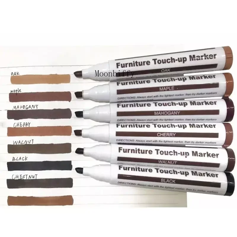 Imagem -05 - Móveis Touch up Kit Marcadores e Filler Sticks Arranhões de Madeira Restaurar Kit Scratch Patch Paint Pen Reparação de Madeira Composto