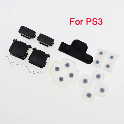 1-2set  L1 R1 L2 R2 Trigger button For Sony PlayStation 3 PS3 Controller Silicone Conductive Rubber Button Pad Rocker button cap