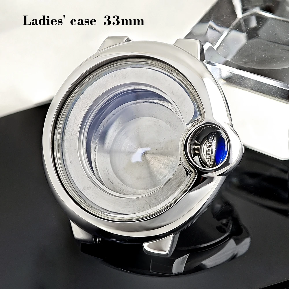 Couple Watch Case NH05 33mm Women's Case Miyota8215 42mm Men's Case Custom Logo Dial No Logo For Blue Balloon Couple Case Gifts